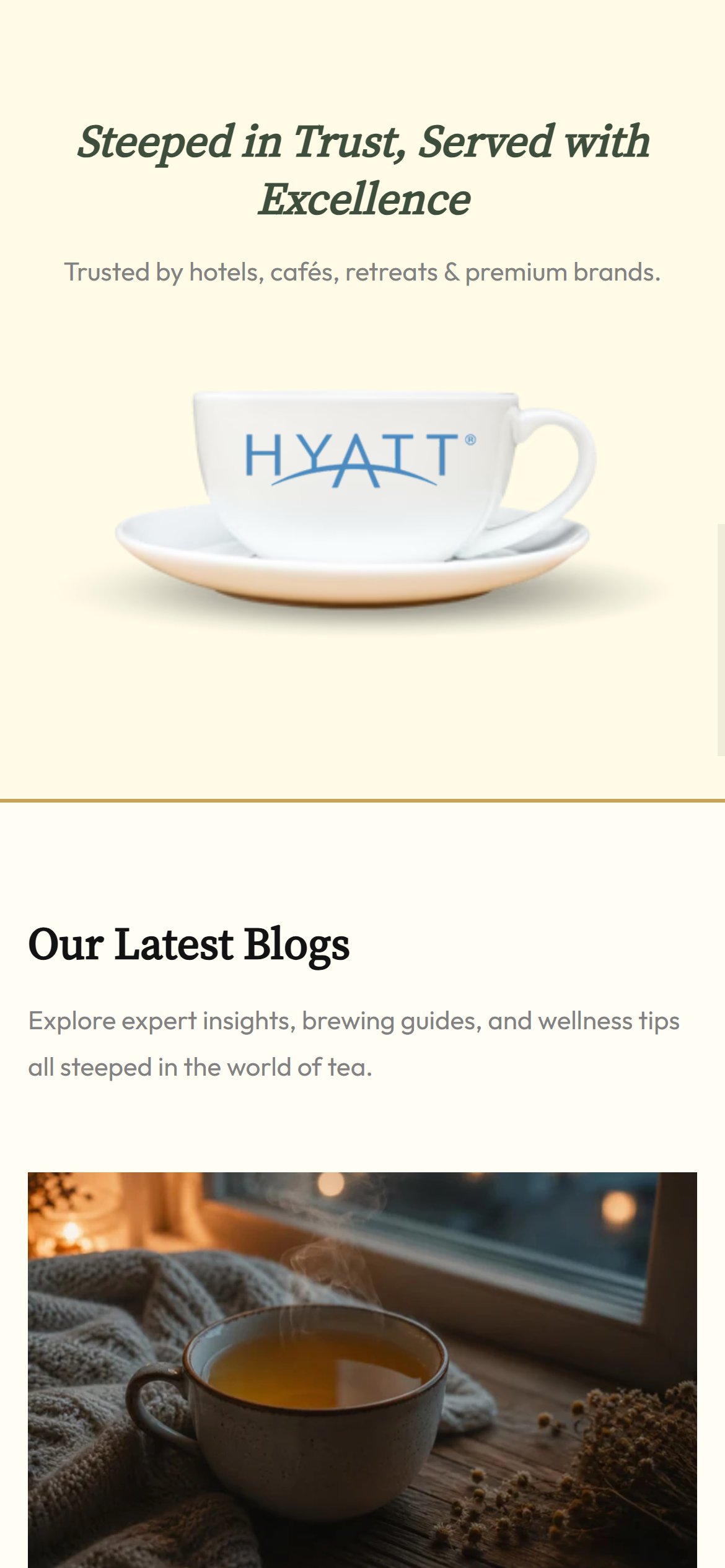 Tea Culture of the World — Mobile