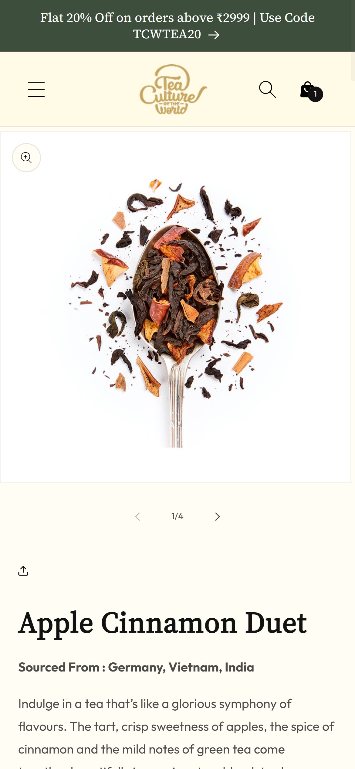 Tea Culture of the World — Mobile